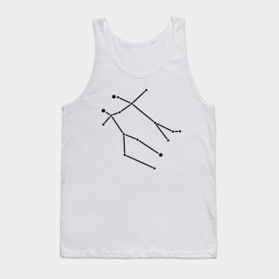 Star Pattern - Gemini (Black) _005 Tank Top